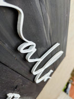 3D Name & Date Signs