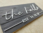 3D Name & Date Signs