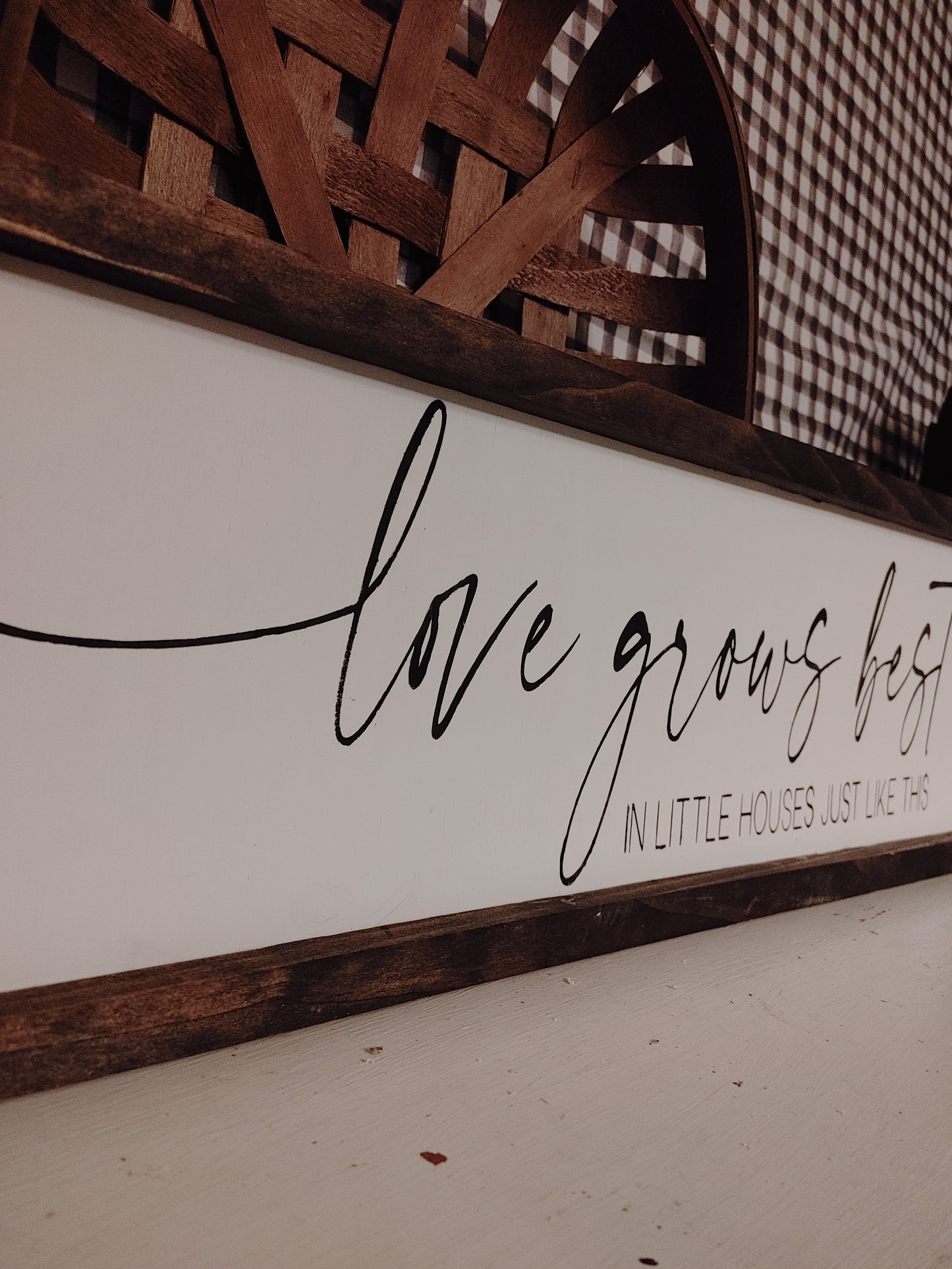 Love grows best in little houses just like this
