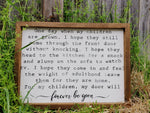 My Children Sign