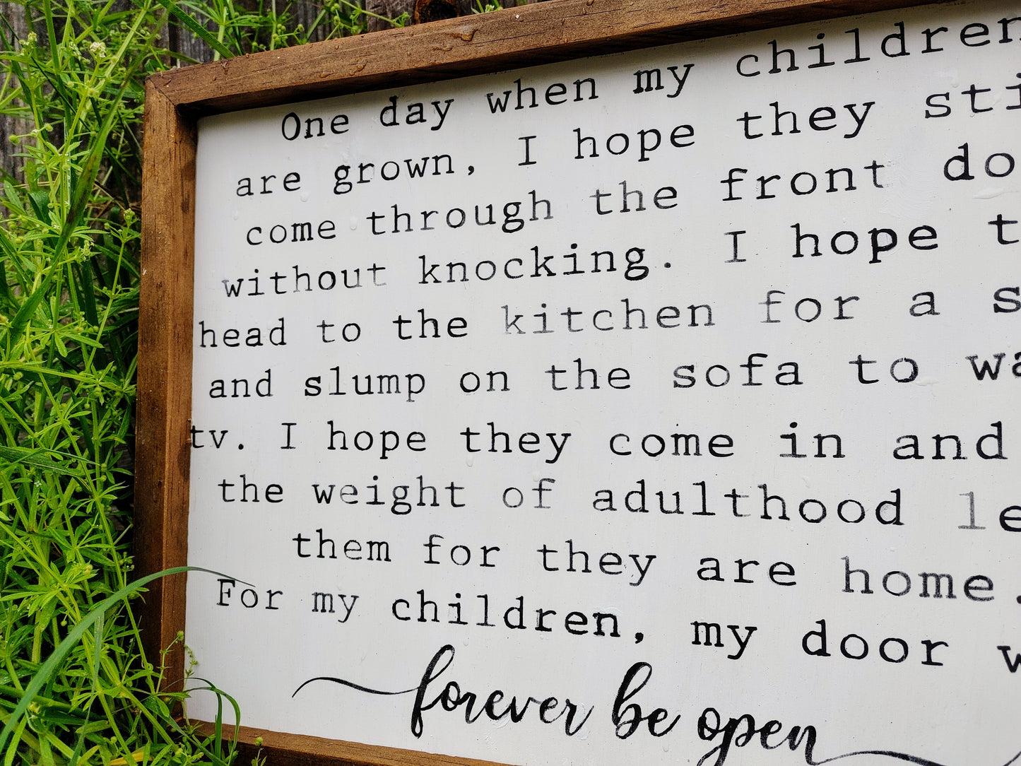 My Children Sign