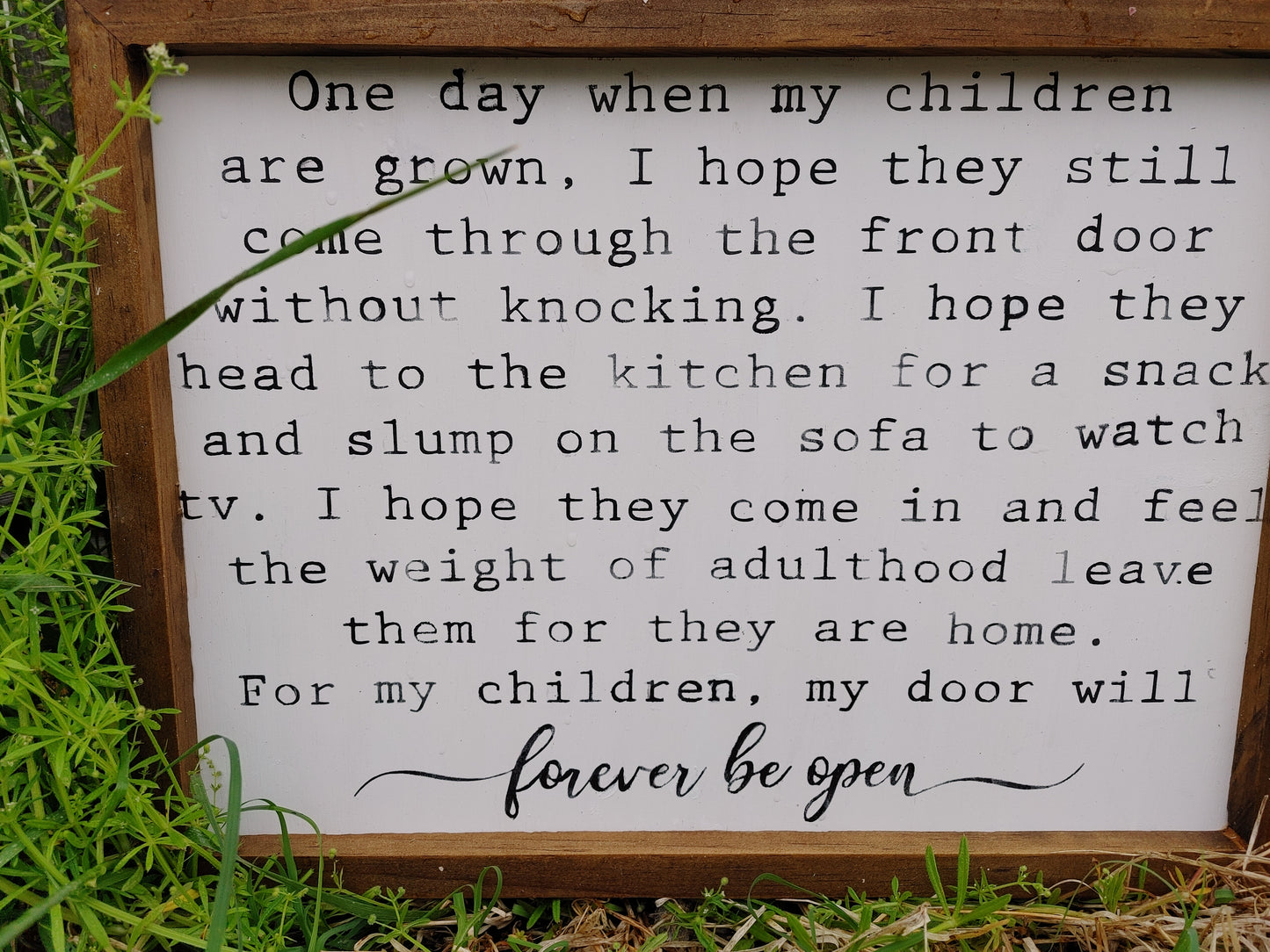 My Children Sign