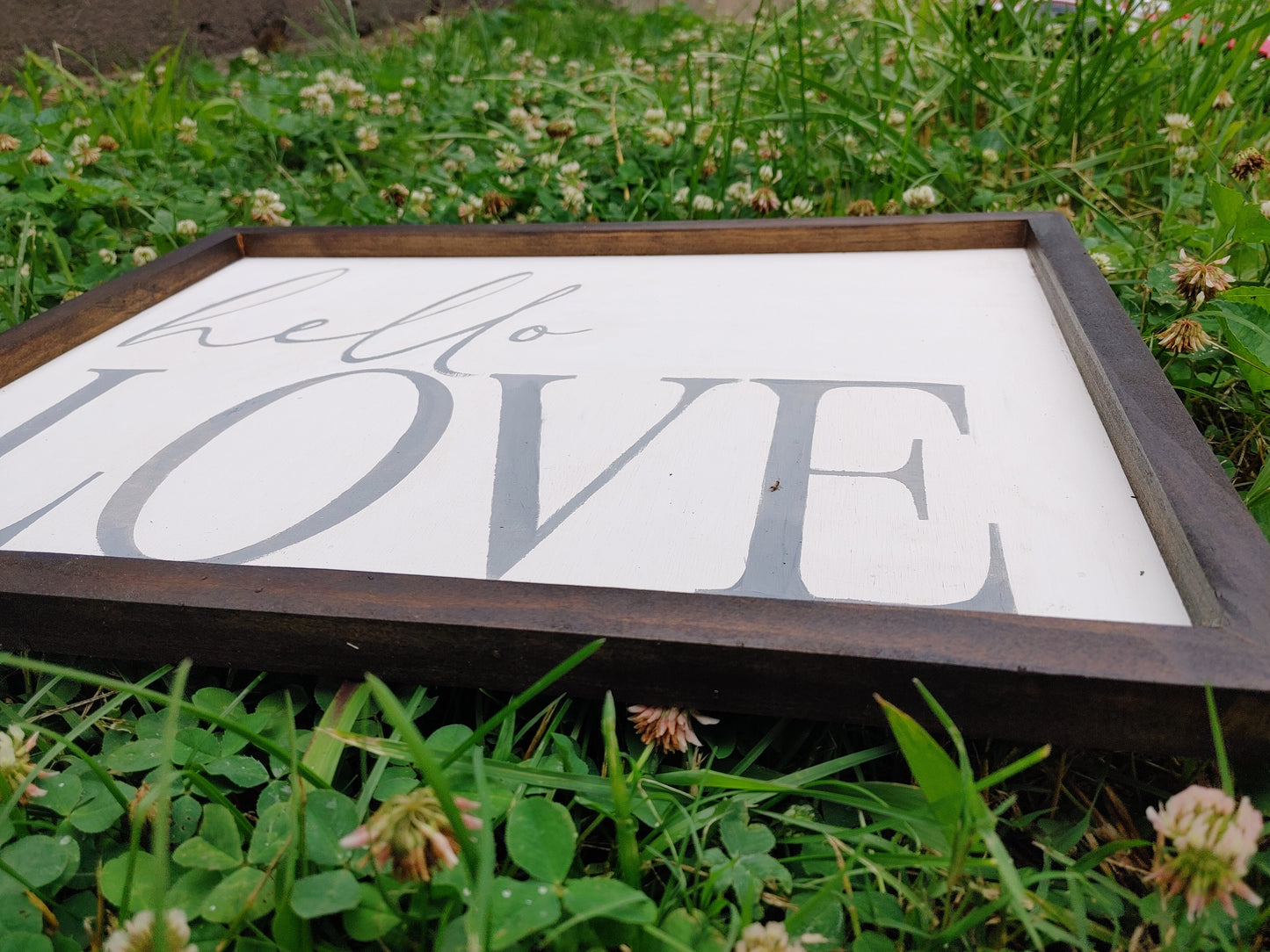 hello love - large bedroom sign