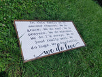 24x48" we do love - family sign