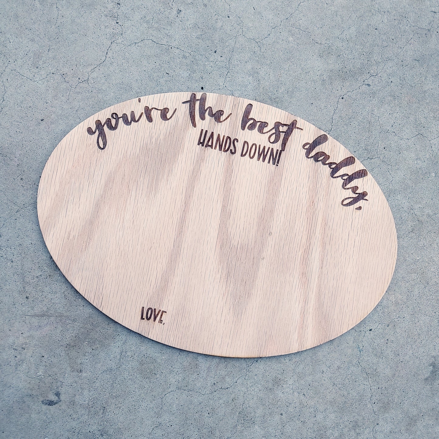 Your the best Daddy Handprint Boards