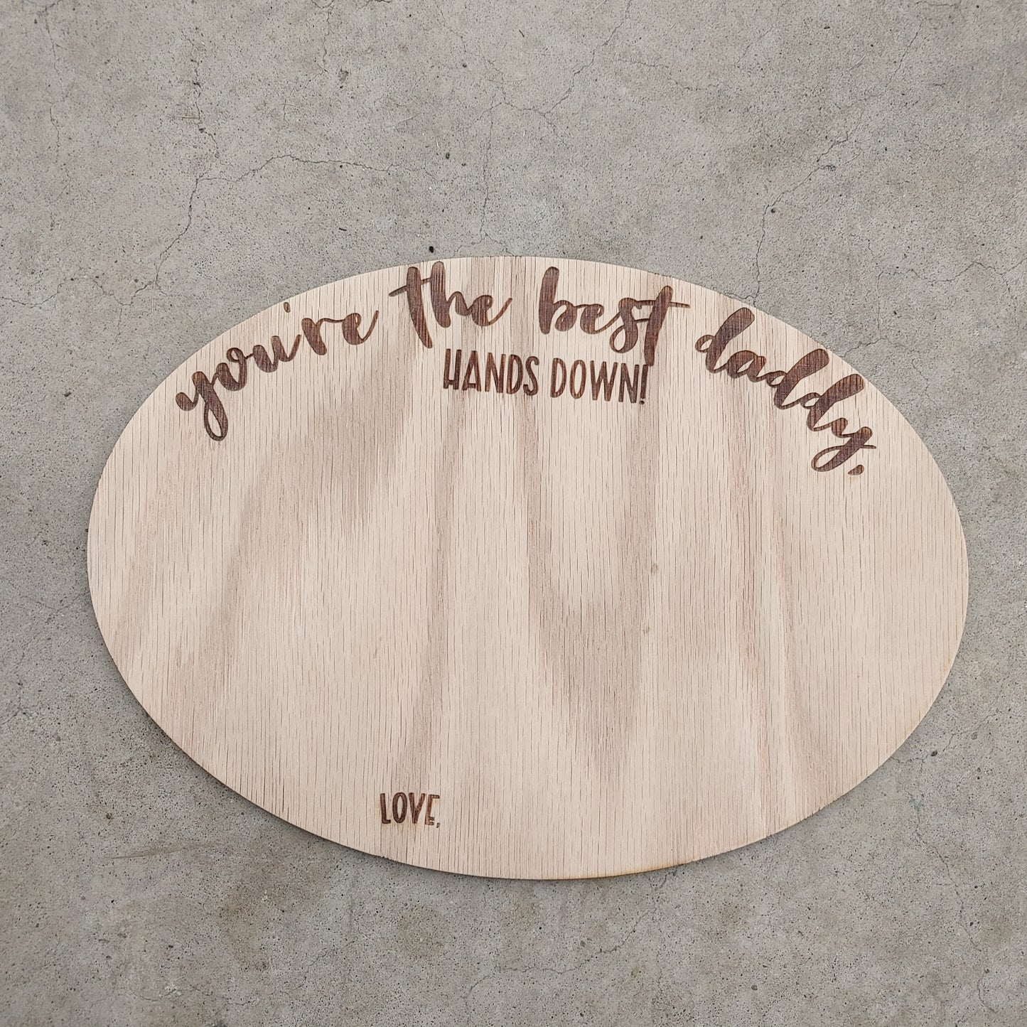 Your the best Daddy Handprint Boards