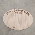 Your the best Daddy Handprint Boards