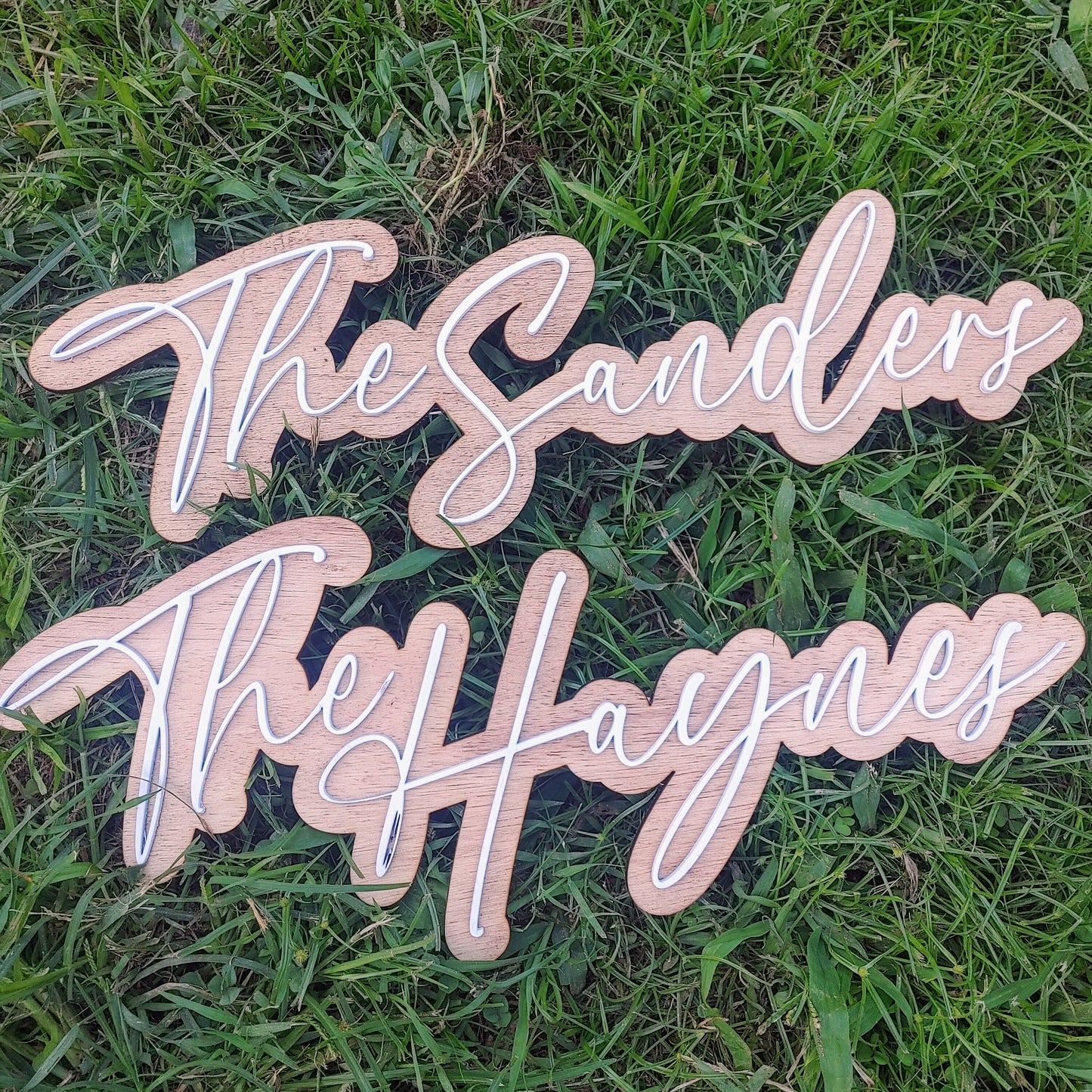 18" DOUBLE LAYER NAME DECOR - FLASH DEAL PRICING ❗