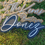 18" DOUBLE LAYER NAME DECOR - FLASH DEAL PRICING ❗