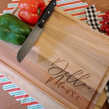 Personalized Engraved Cutting Boards