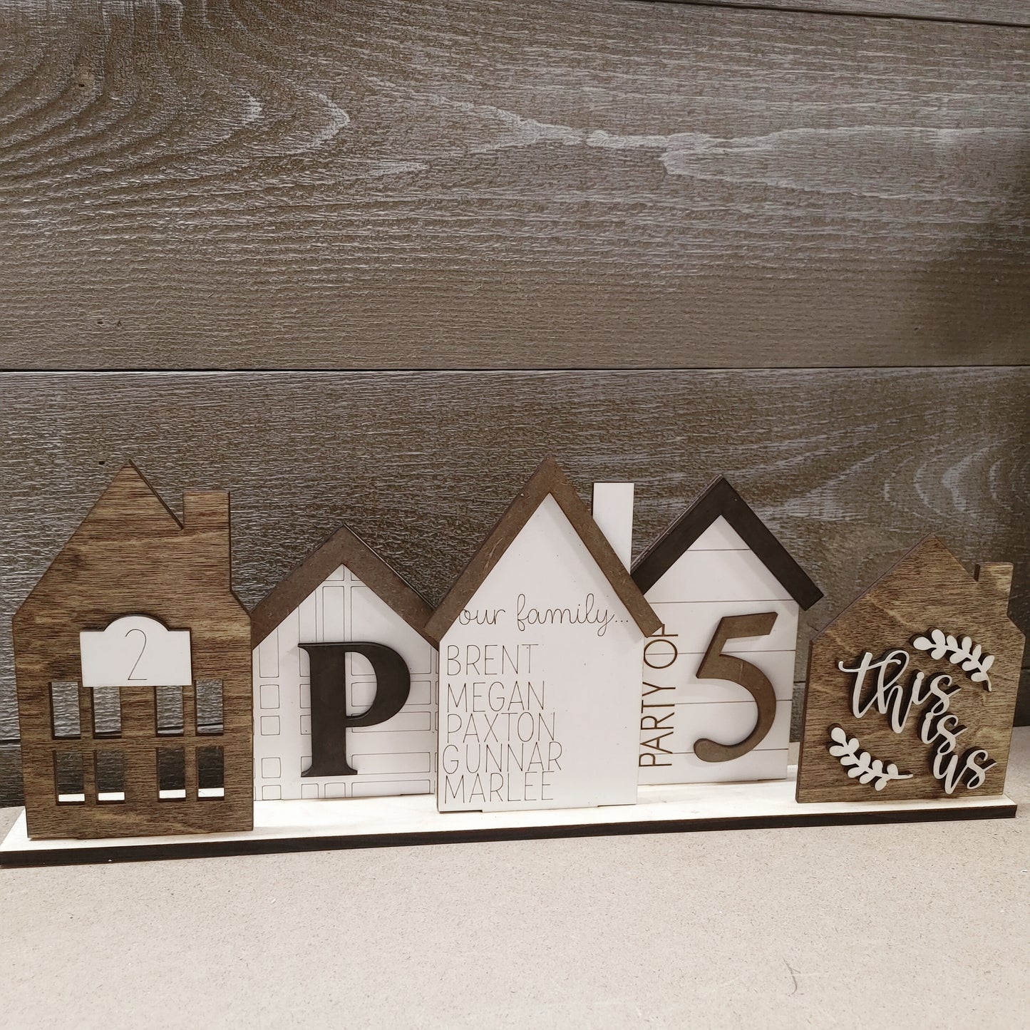 Mini House Decorative Sitter Bunch