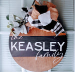 Personalized Family Name Door Hanger