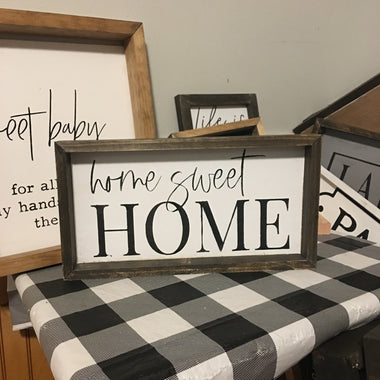 Home Sweet Home Sign