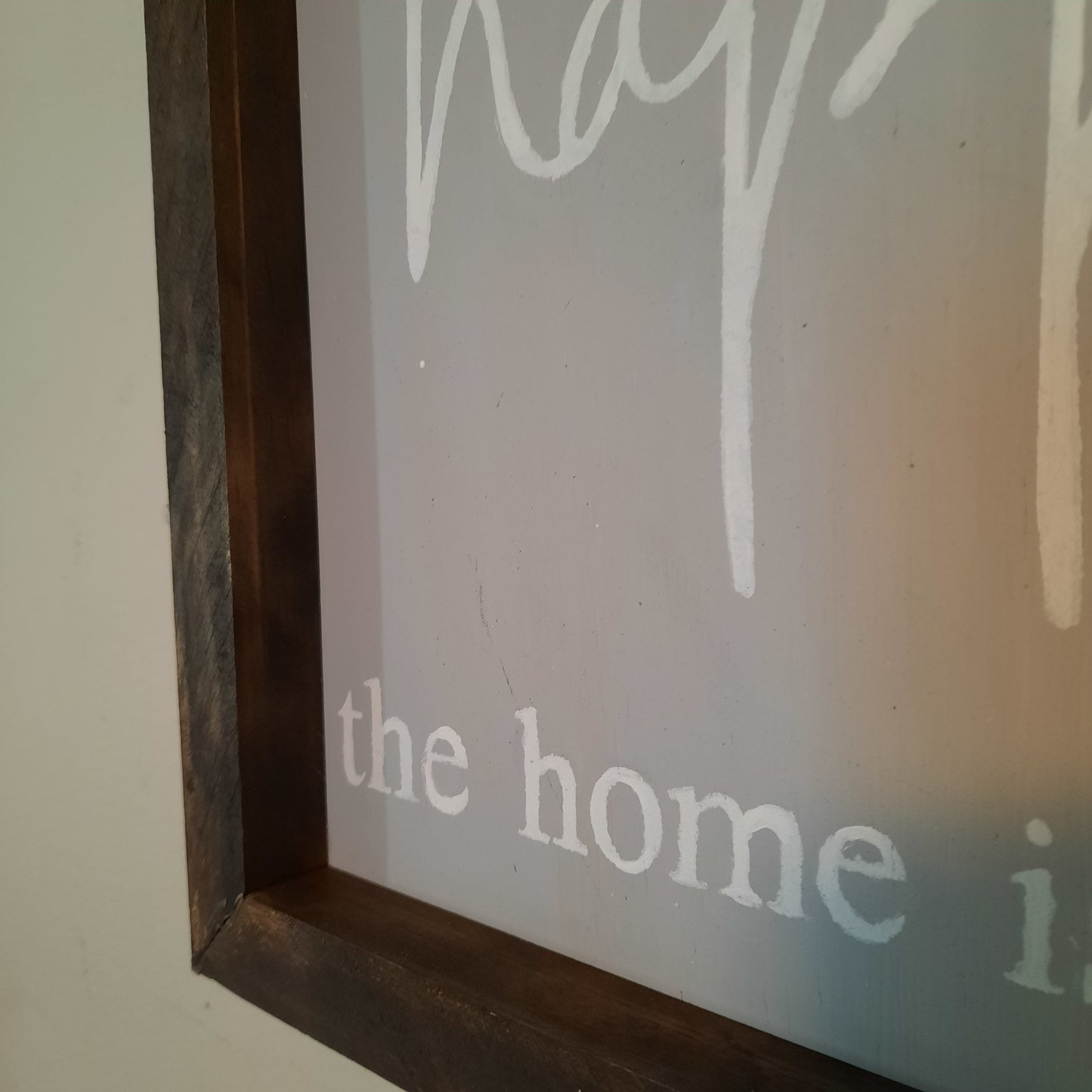 Its not how big the house is, its how happy the home is
