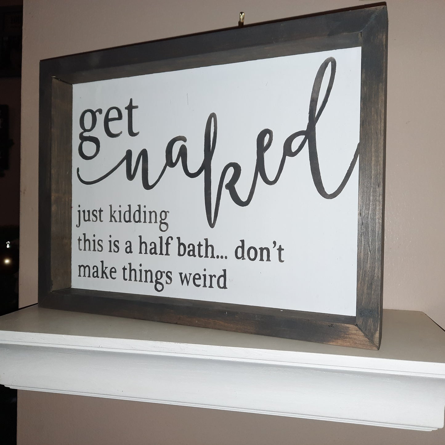 Get Naked Sign