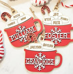 PERSONALIZED COCOA CUP ORNAMENT