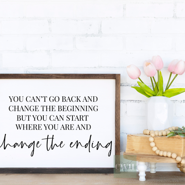 change the ending sign