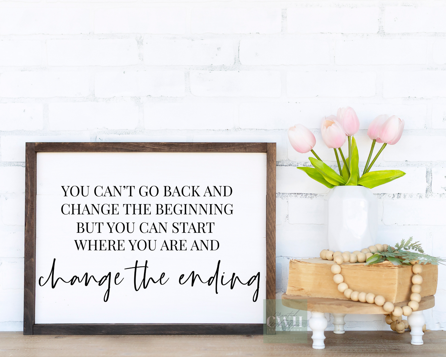 change the ending sign