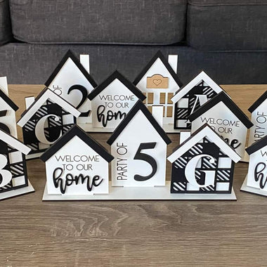 Mini House Decorative Sitter Bunch