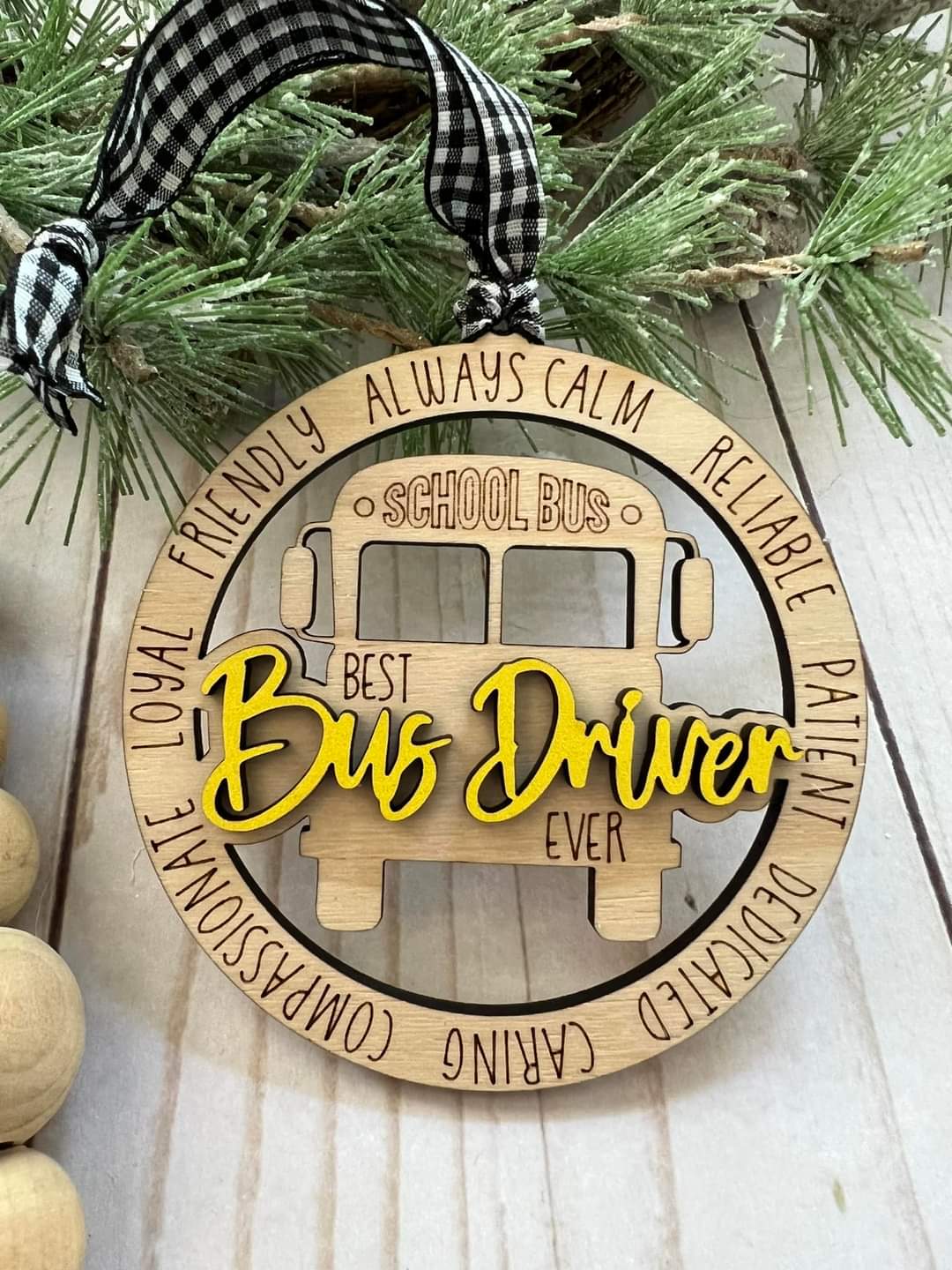 Bus Driver Appreciation Ornaments