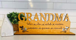Personalized Grandparent/Parent Shelf Sitter