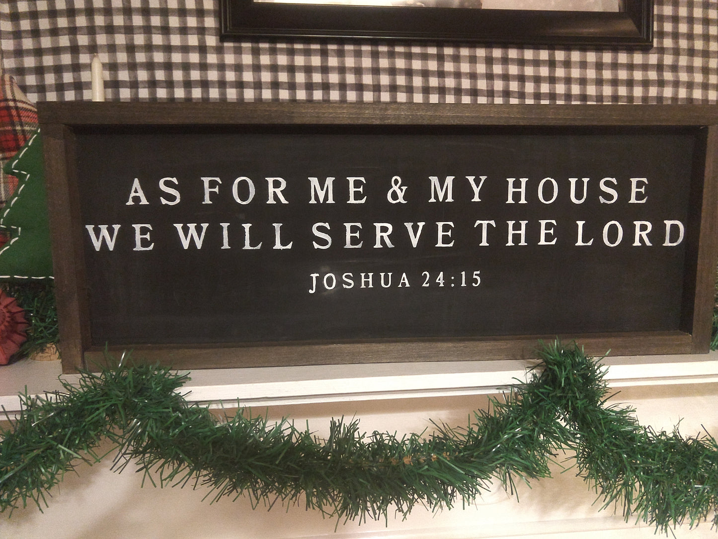 Scripture Joshua 24:15 Sign