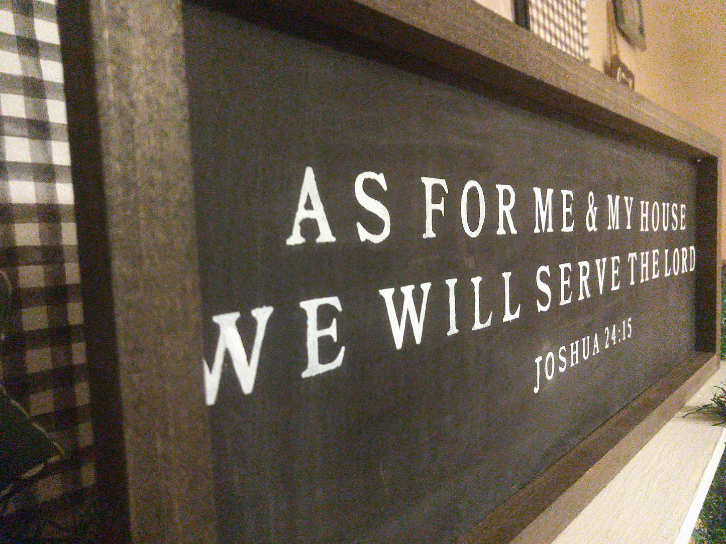 Scripture Joshua 24:15 Sign