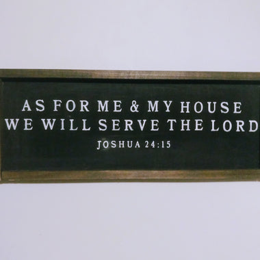 Scripture Joshua 24:15 Sign