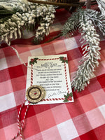 LOST SANTA BUTTON