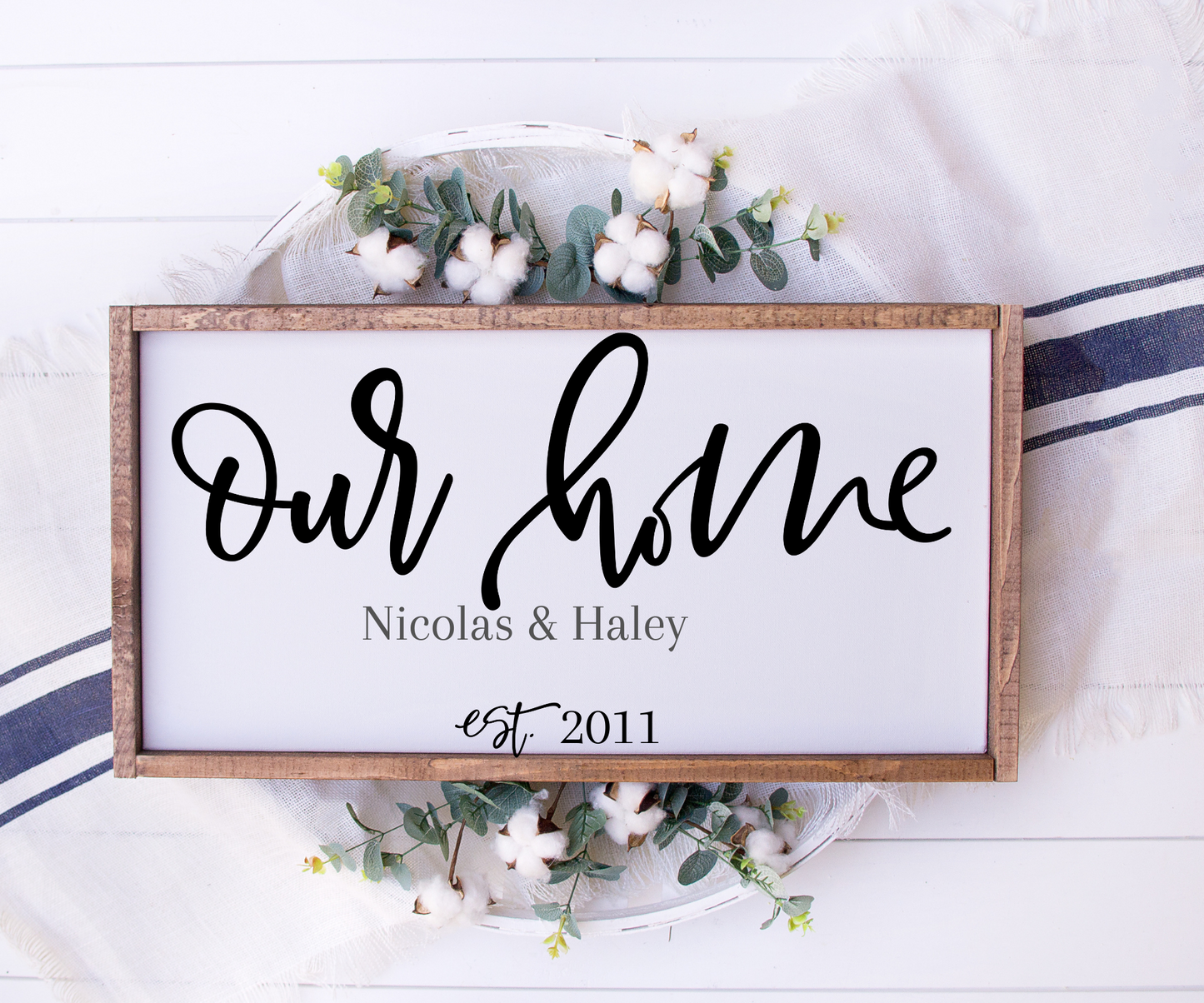 Personalized Entry Way Sign