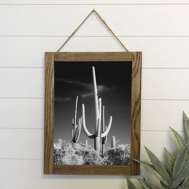 Saguaro Cactus Framed Canvas