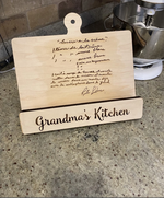 Personalized Cookbook Stand