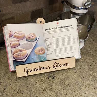Personalized Cookbook Stand