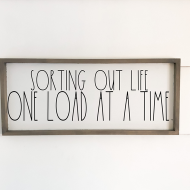 Sorting out life, one load at a time