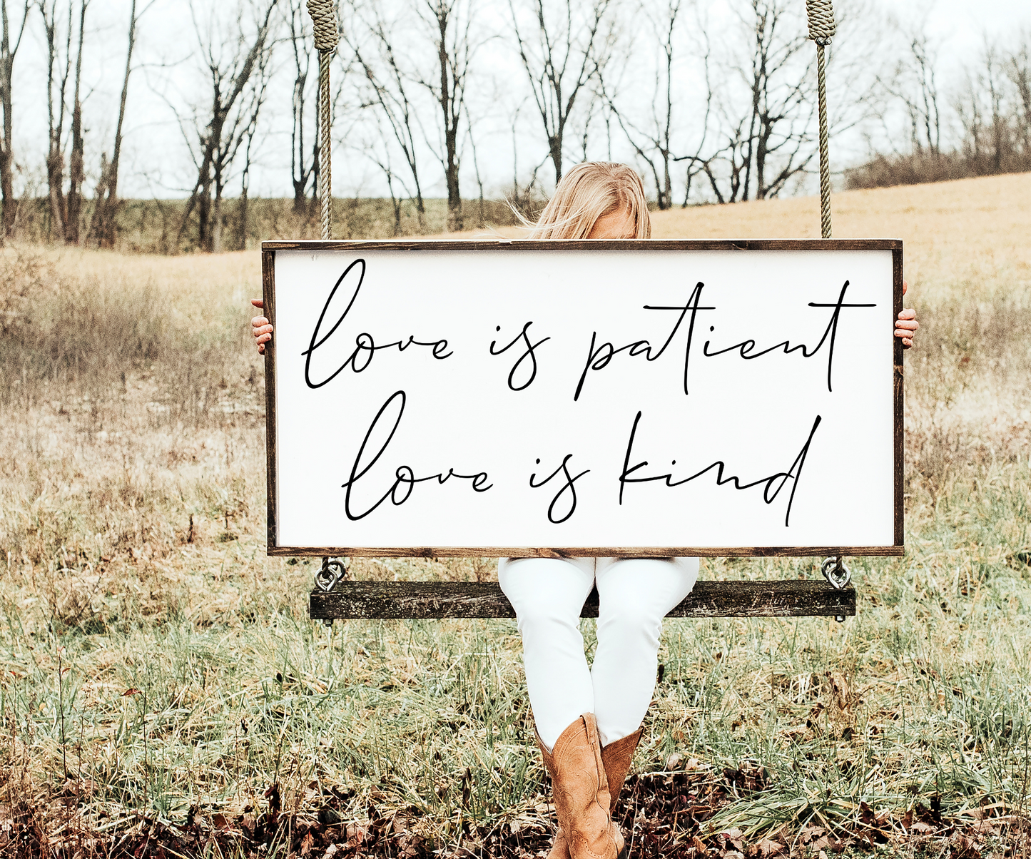 love is patient, love is kind