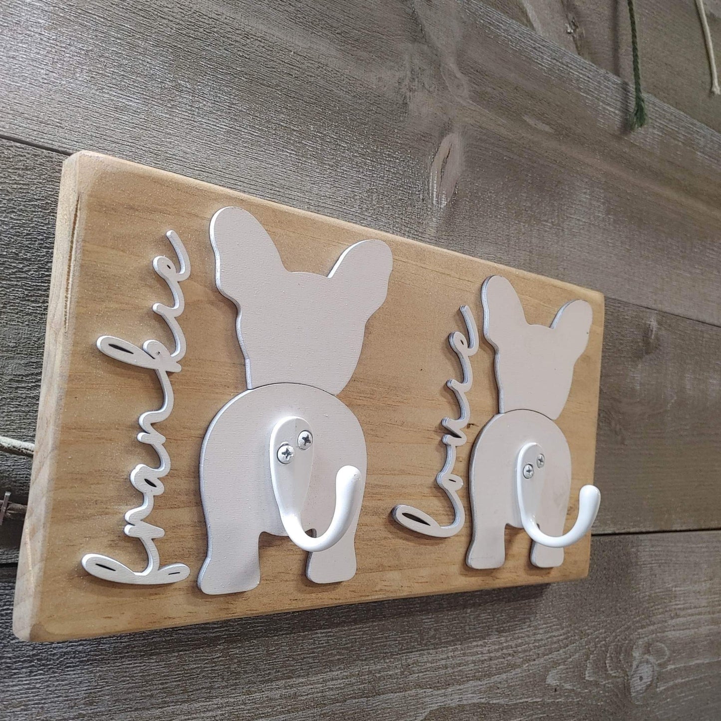 Dog butt leash holders