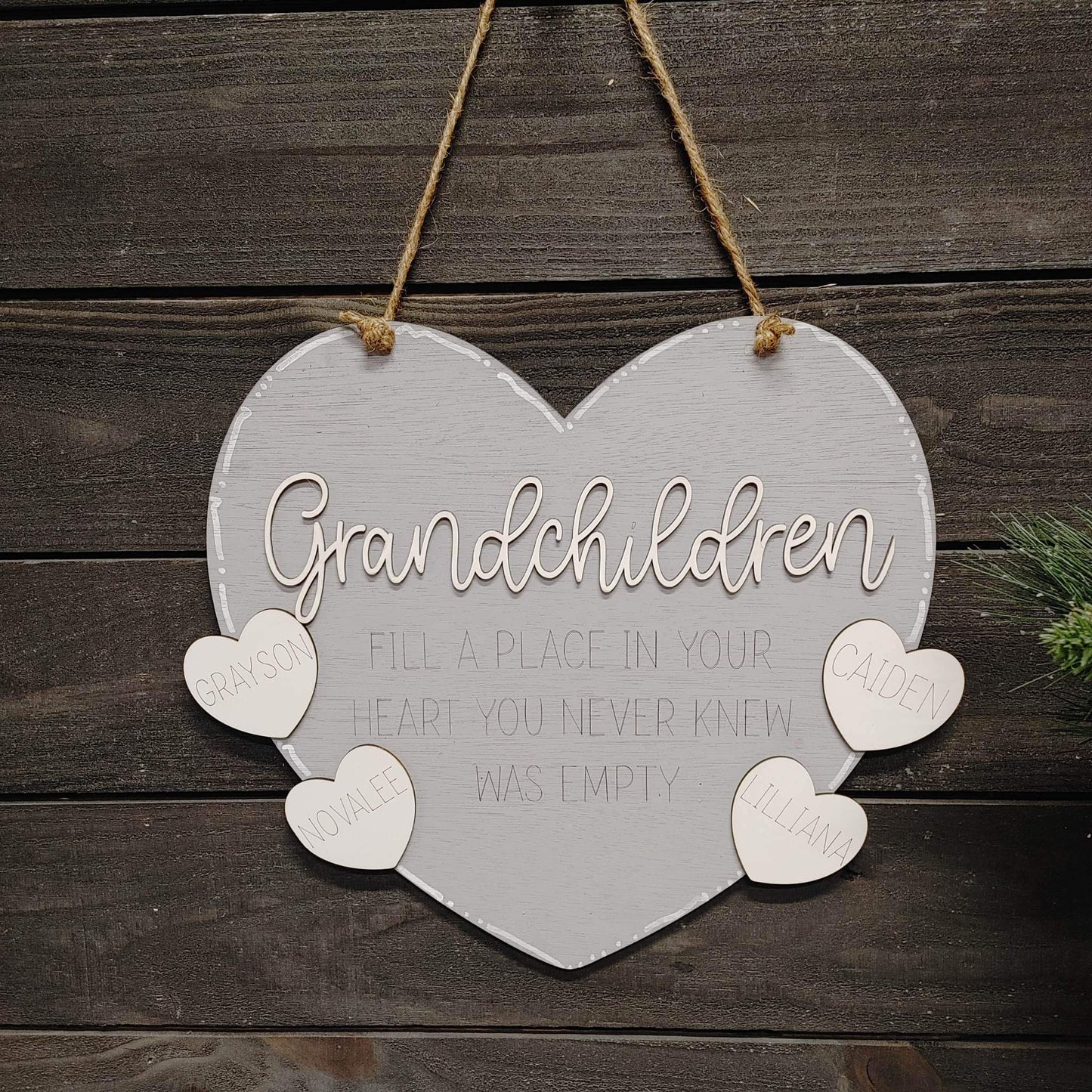 16” GRANDCHILDREN IN MY HEART