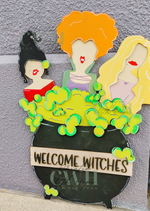 Large Hocus Pocus Standing Porch Decor